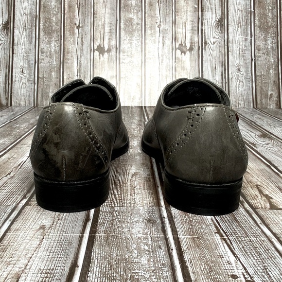 NWT Original Penguin Oxfords with Cap Toe in Pewter Size 9 - Picture 5 of 7